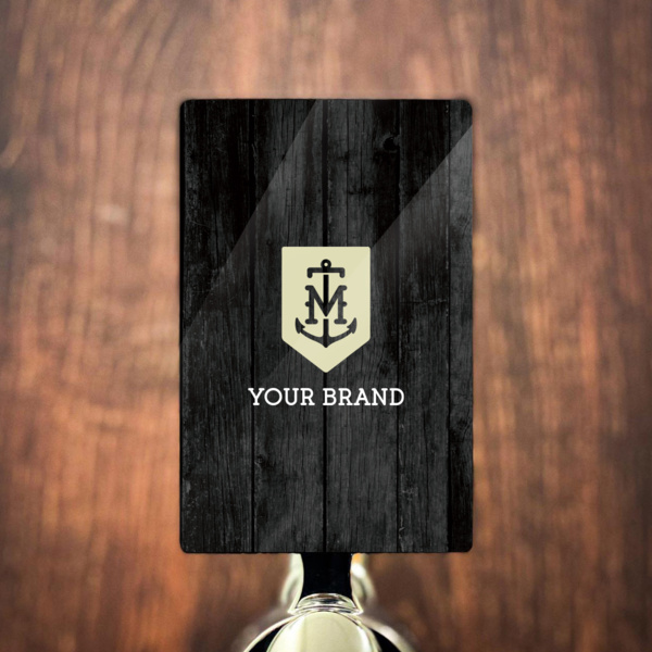 Rectangular PVC Resin Tap Decal 95x140mm Thumbnail